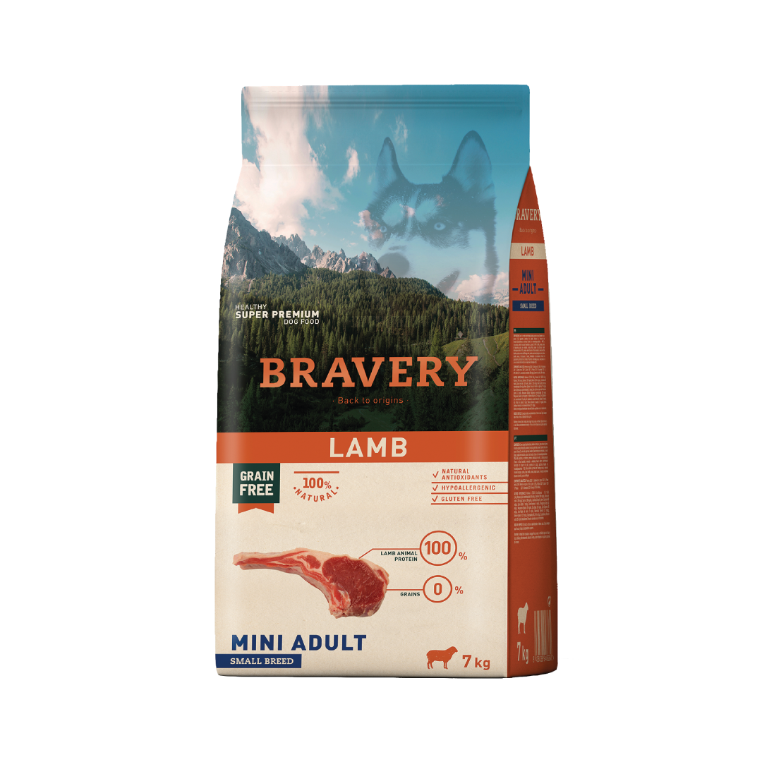 Bravery Cordero Mini Adulto - 7 (Kg)