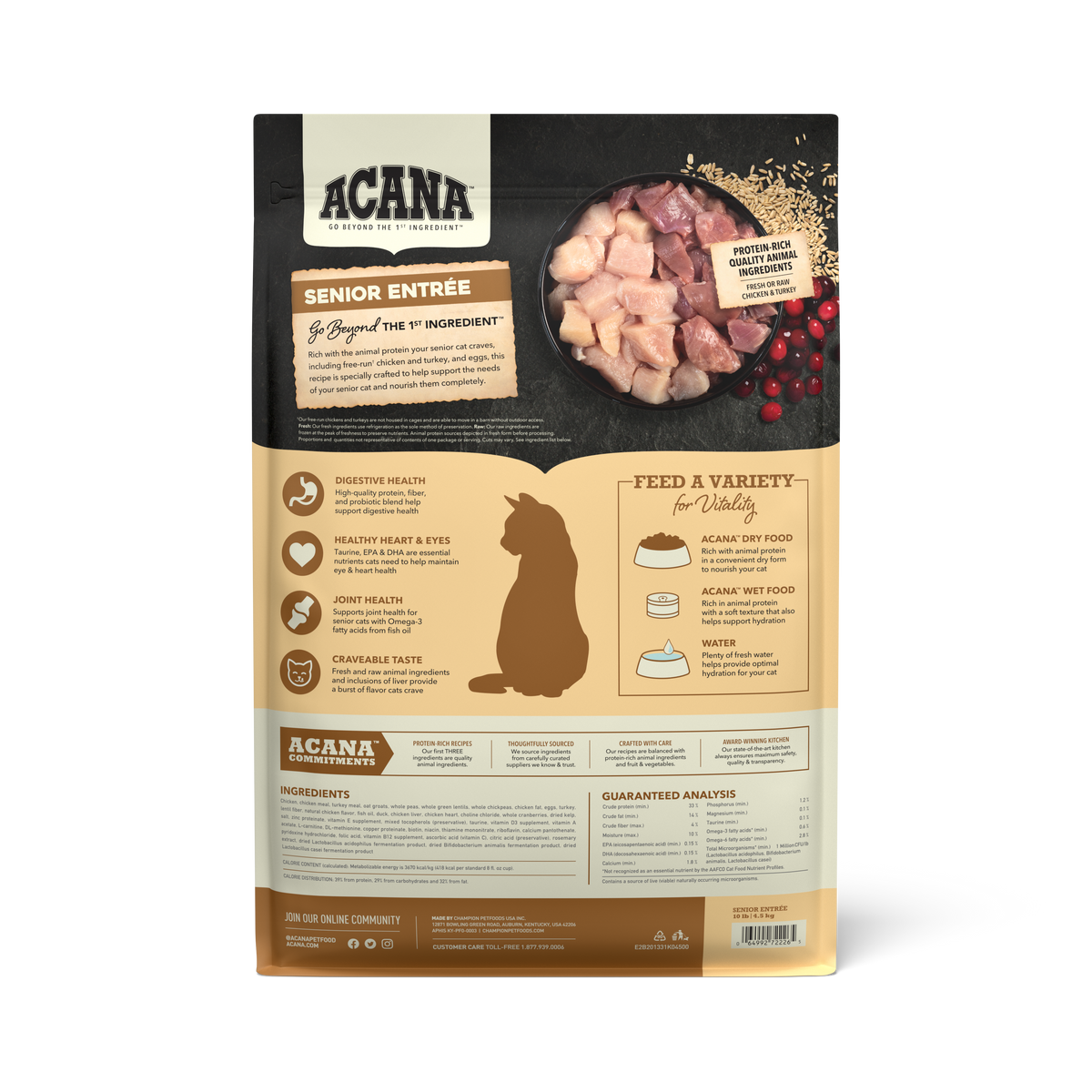 Acana Senior Entrée - 4.5(Kg) (Libre de Granos)
