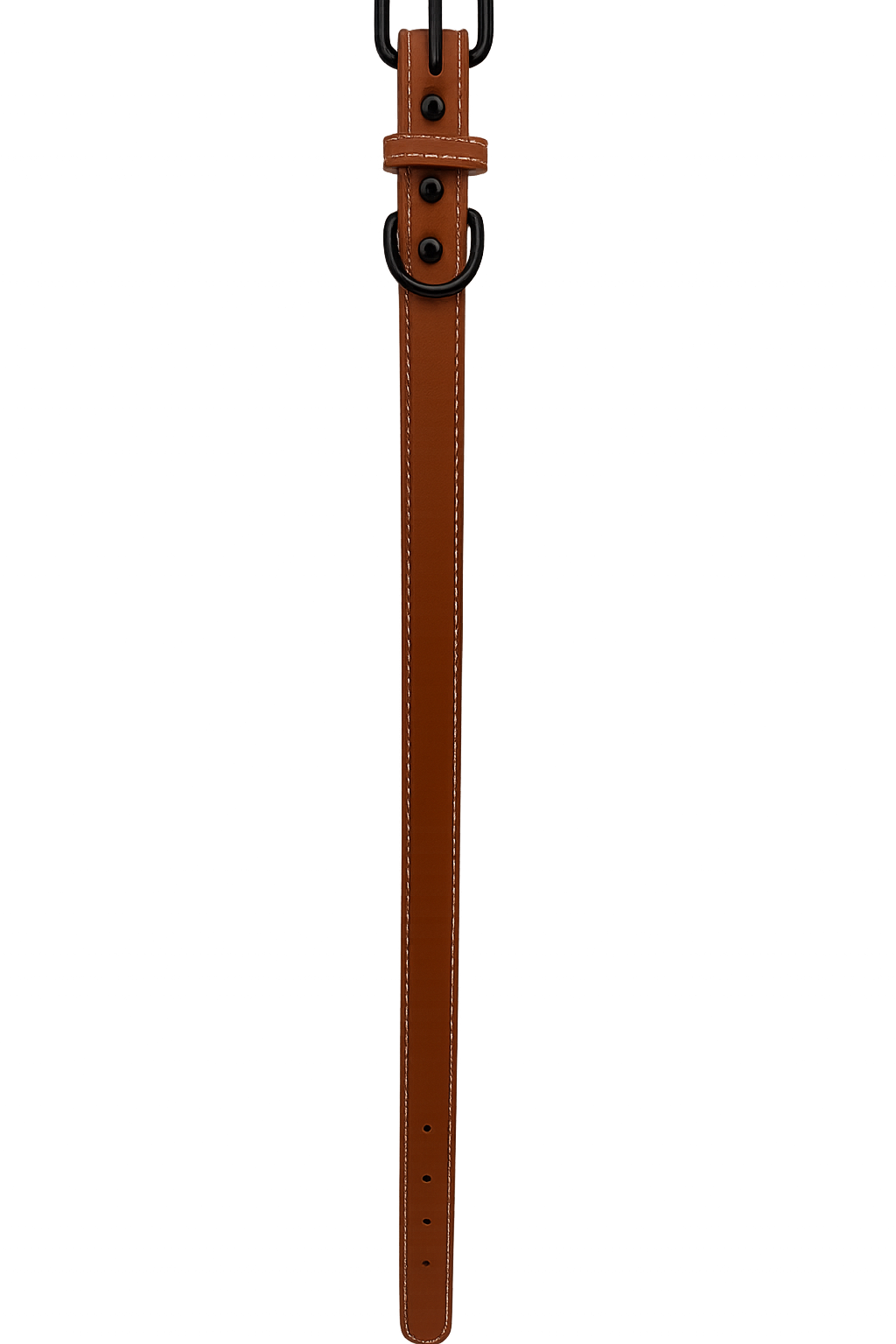 Collar para Perro Café Talla L (Medidas: 2.5 cm x 56 cm)