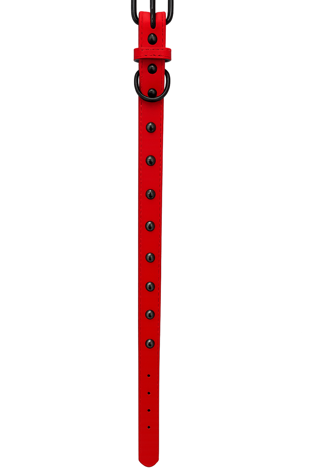 Colla para perros Rojo tachas Talla L (Medidas: 2.5 cm x 56 cm)