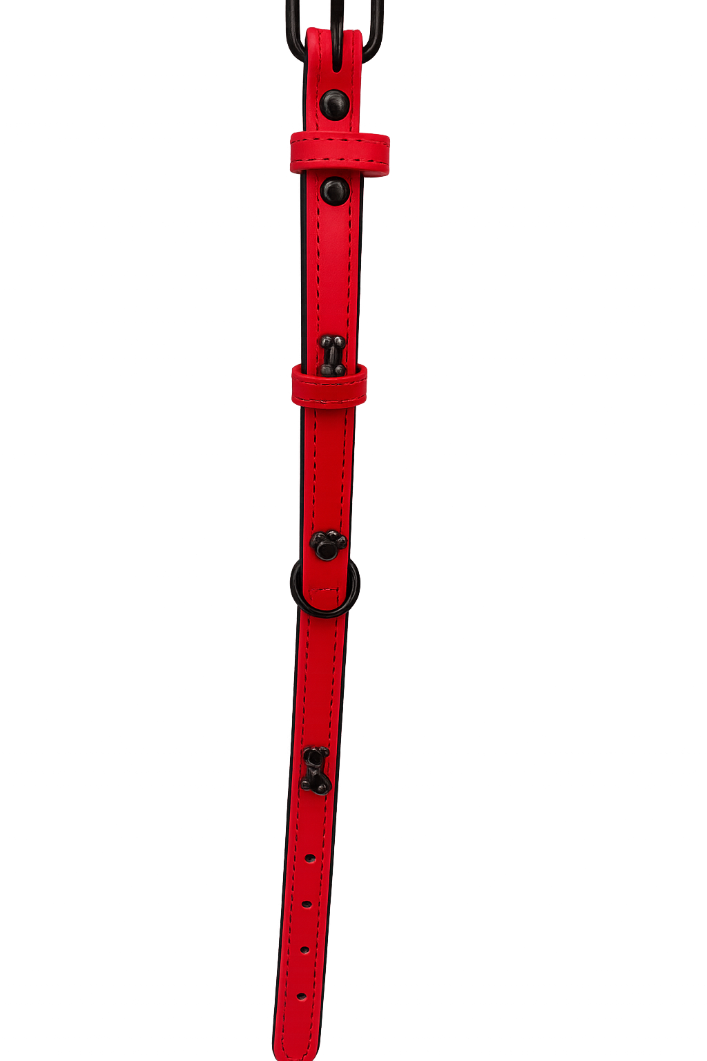 Collar para perro Rojo Talla S (Medidas: 1.5 cm x 38 cm)