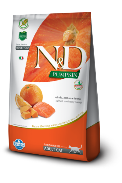 N&D Salmón, Calabaza y Naranja 1.5(Kg) (Libre de Granos)