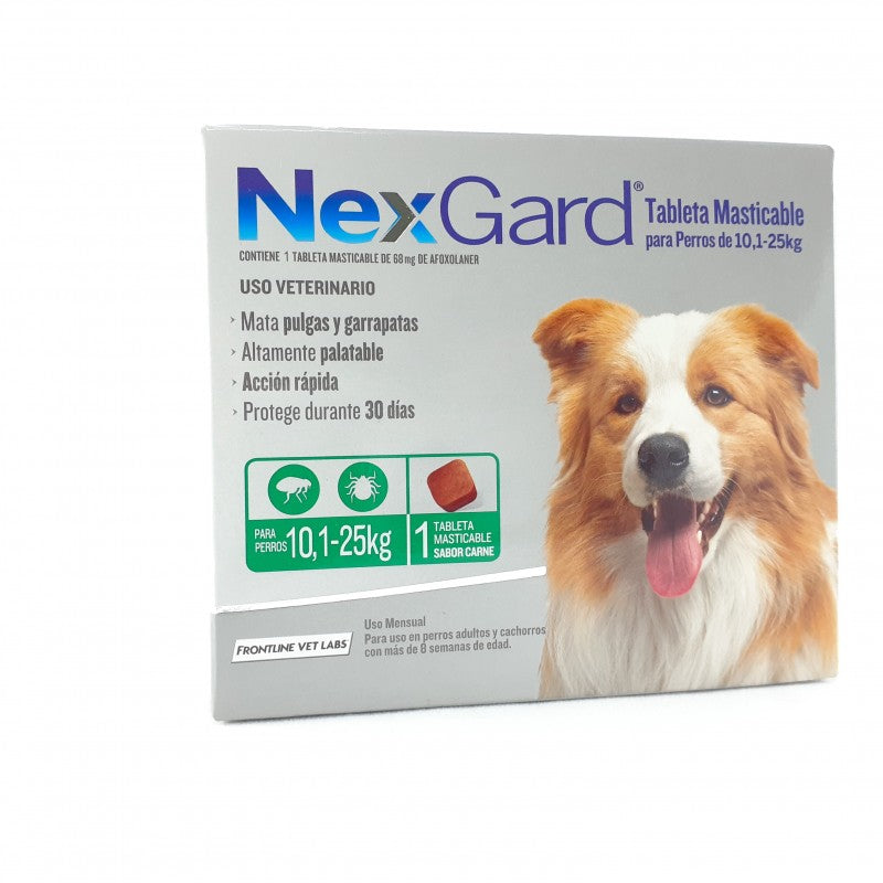 NexGard 10.1 a 25 (Kg) - 1 Comprimido
