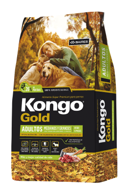 Kongo Gold Adulto Medianos y Grandes - 21 (Kg)