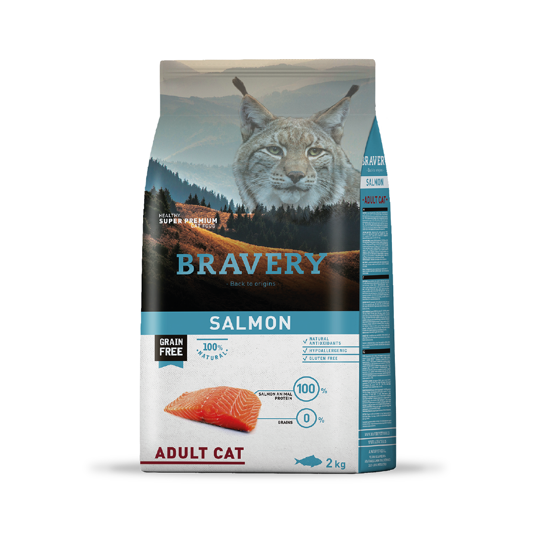 Bravery Salmón Gato Adulto 7 (kg)