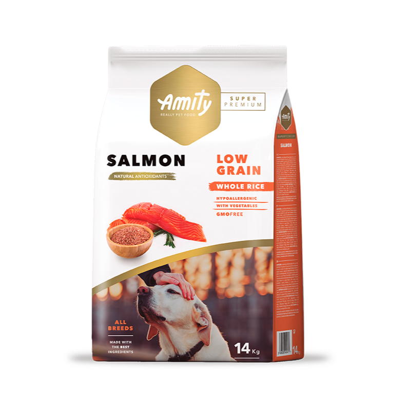 Amity SP Low Grain Salmón 14 kg