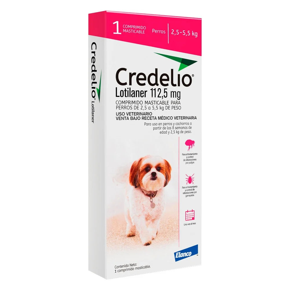 Credelio 2,5 a 5,5(Kg) - 1 Comprimido