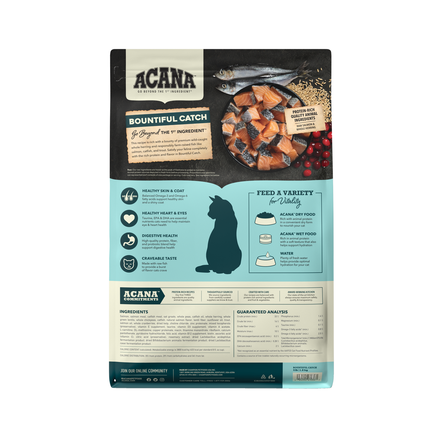 Acana Bountiful Catch - 1.8(Kg) (Libre de Granos)