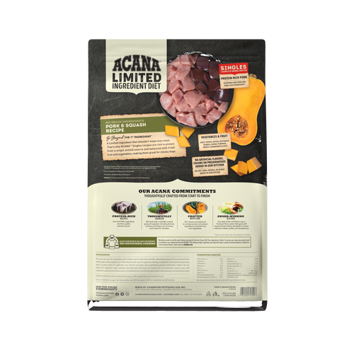 Acana Single Pork & Squash - 2.0 (Kg) (Libre de Granos)