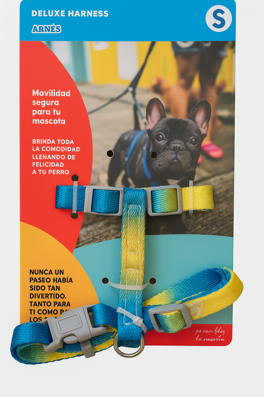 Arnes + Correa para perro Talla S