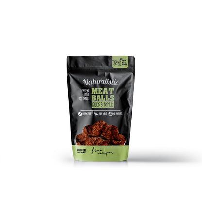 Naturalistic Meatballs Duck Apple 100gr