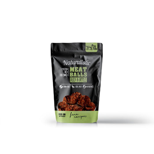 Naturalistic Meatballs Duck Apple 100gr