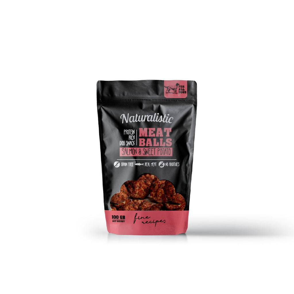 Naturalistic Meatballs Salmon and Sweet Potato 100gr