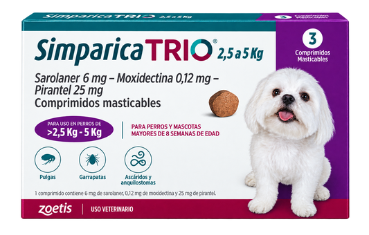 Simparica Trio (3 unidades)