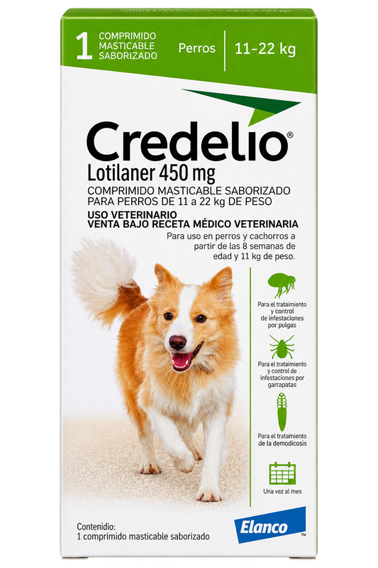 Credelio 11 a 22 (Kg) - 1 Comprimido