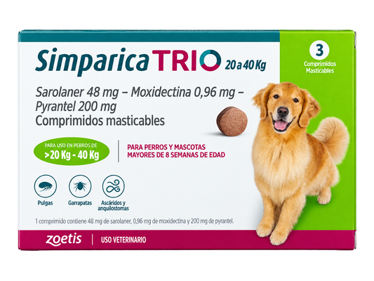 Simparica Trio (3 unidades)