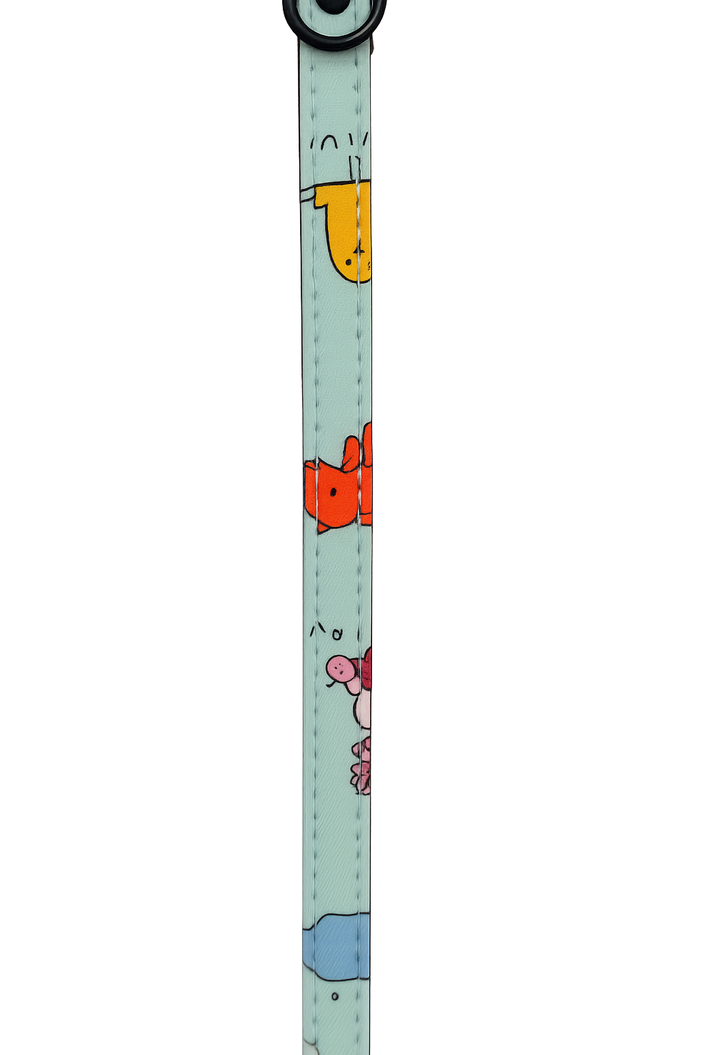 Collar Para Gato Celeste con diseño Talla S (Medidas: 1.5 cm x 38 cm)