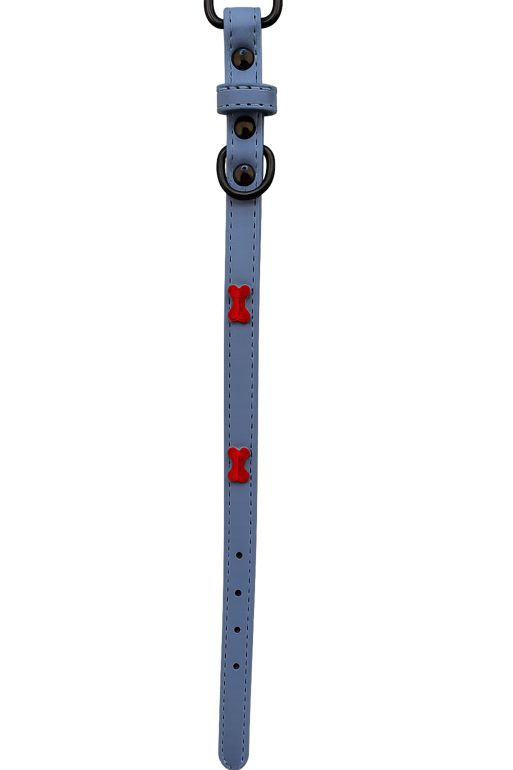 Collar para perro Celeste  Talla S (Medidas: 1.5 cm x 38 cm)