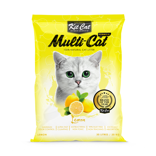 Kit Cat Arena Sanitaria Limón - 20 (Kg)