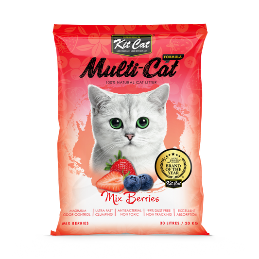 Kit Cat Arena Sanitaria Mix Berries - 20 (Kg)