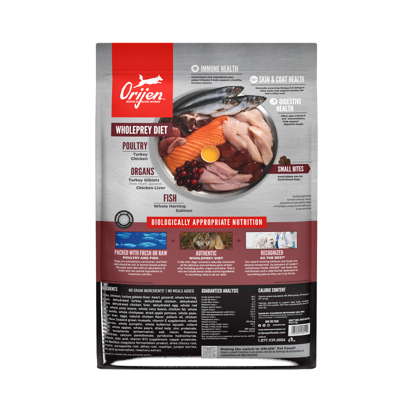 Orijen Small Breeds 4.5(Kg)