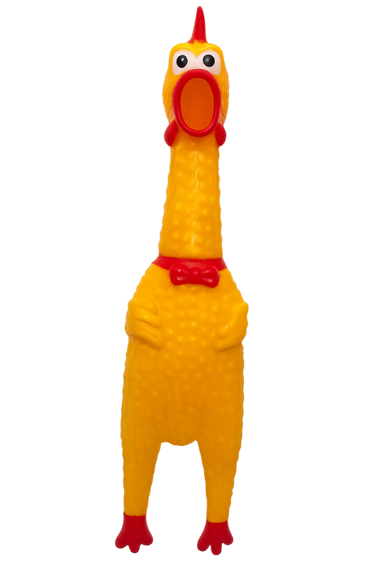 Juguete Pollo De Goma