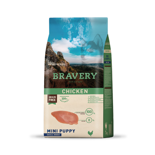 Bravery Pollo Mini Puppy - 4 (Kg)