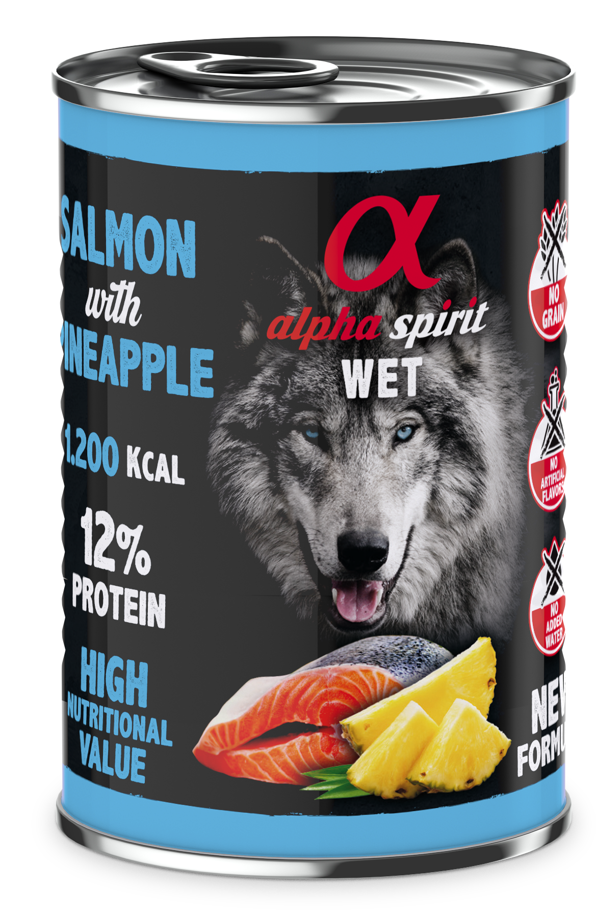 Alpha Spirit Húmedo Salmón con Piña 400(g)