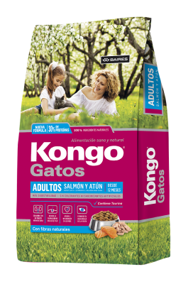 Kongo Gato Adulto Salmón y Atún - 8 (Kg)