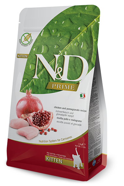 N&D Pollo y Granada Kitten 7.5(Kg) (Libre de Granos)