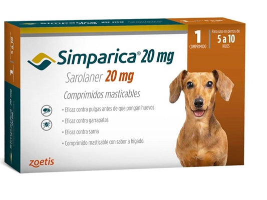 Simparica 5 a 10 (Kg) - 1 Comprimido