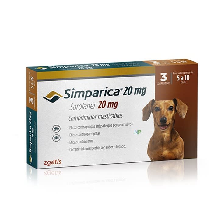 Simparica 5 a 10 (Kg) - 3 Comprimidos